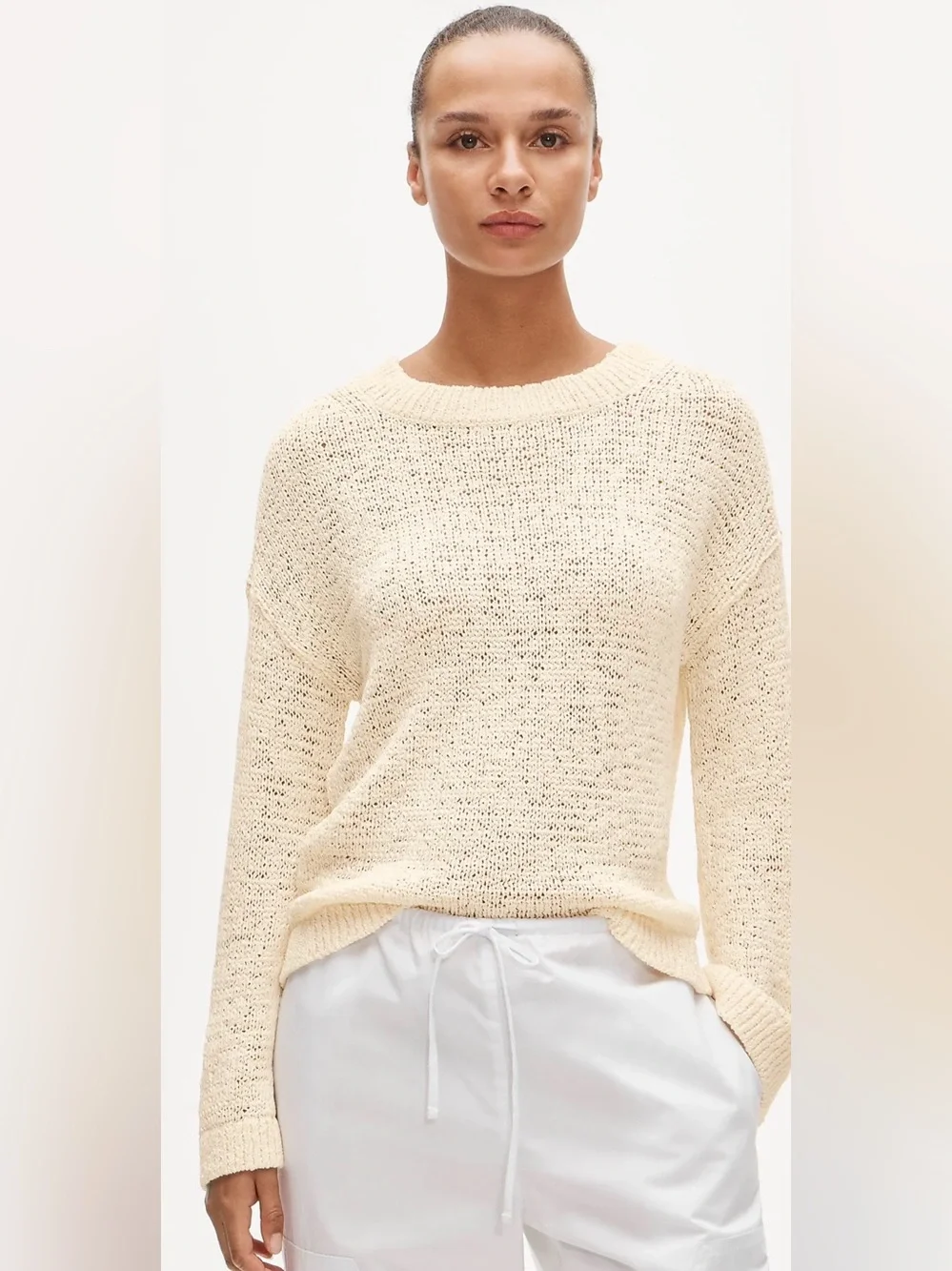 J.Crew Montauk Pullover Crewneck Sweater Top in Liquid Teal Medium M